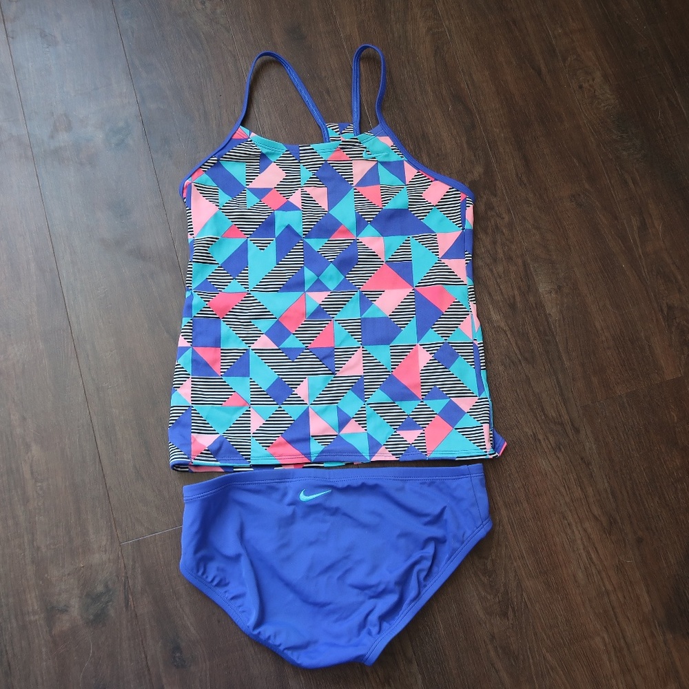 Girls Nike Swim Suit Size Medium